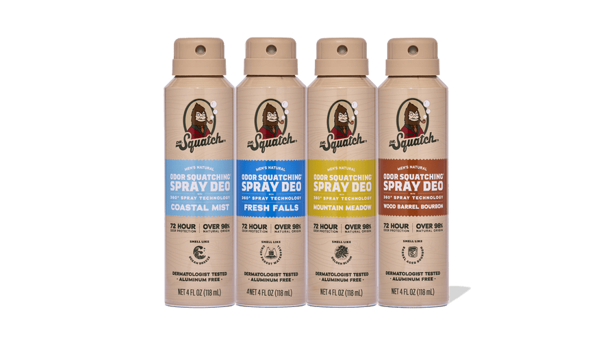 Spray Deodorant 4-Pack X1