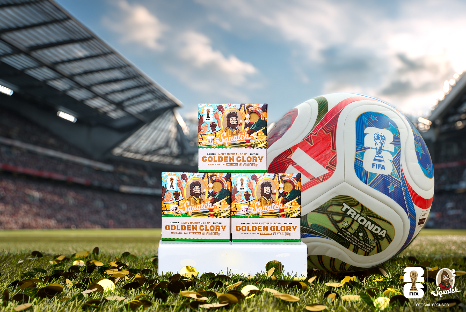 FIFA Golden Glory 3-Pack Bar Soap Bundle Y0