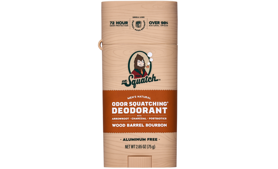 Wood Barrel Bourbon Deo Flask T4