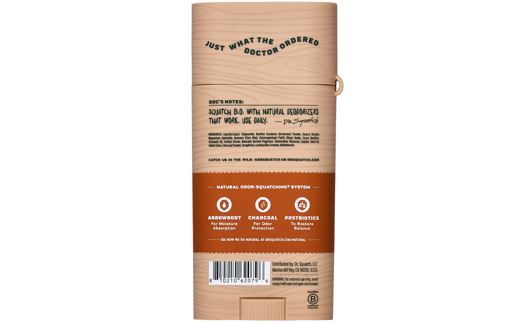 Wood Barrel Bourbon Deo Flask T4