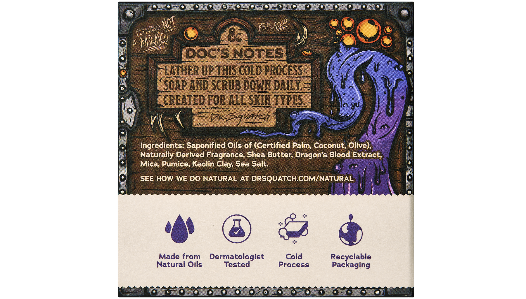 Dungeons & Dragons Mimic Bricc 3-Pack - Exclusive Limited Edition Bar Soap X2