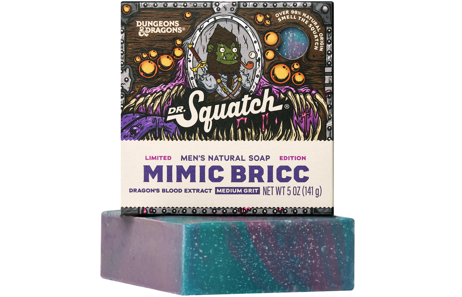 Dungeons & Dragons Mimic Bricc 3-Pack - Exclusive Limited Edition Bar Soap X2