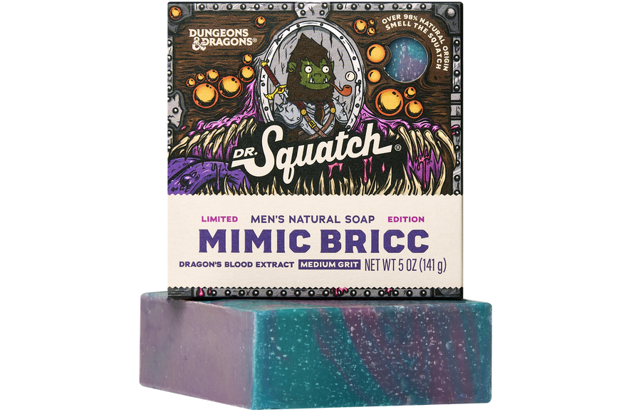 Dungeons & Dragons Mimic Bricc 3-Pack - Exclusive Limited Edition Bar Soap X2