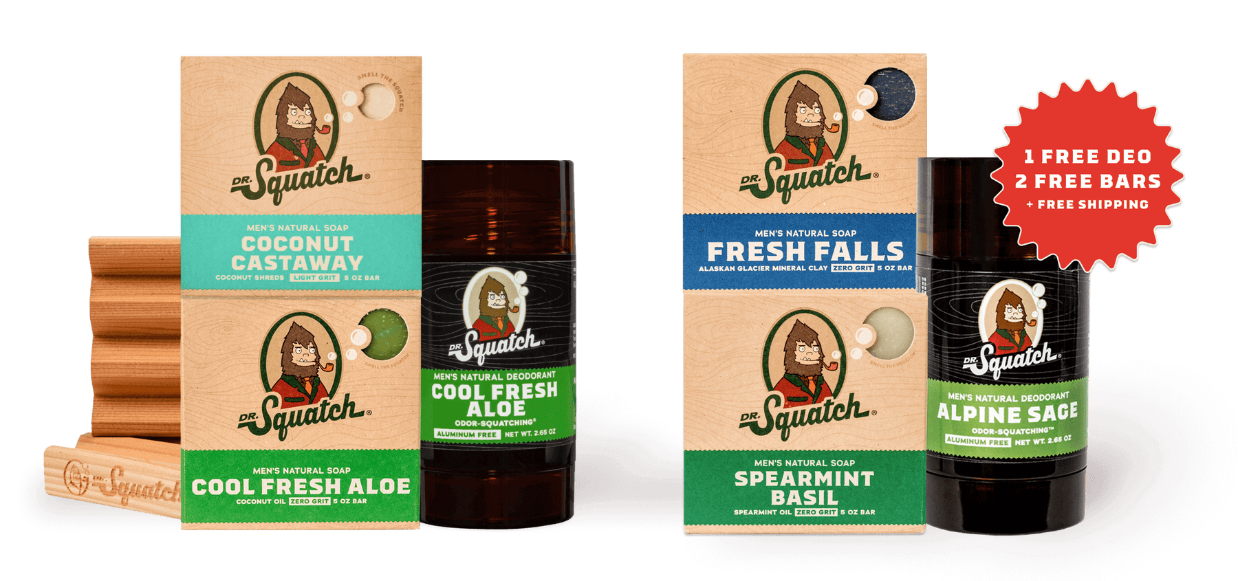 Deodorant & Soap Starter Set X9