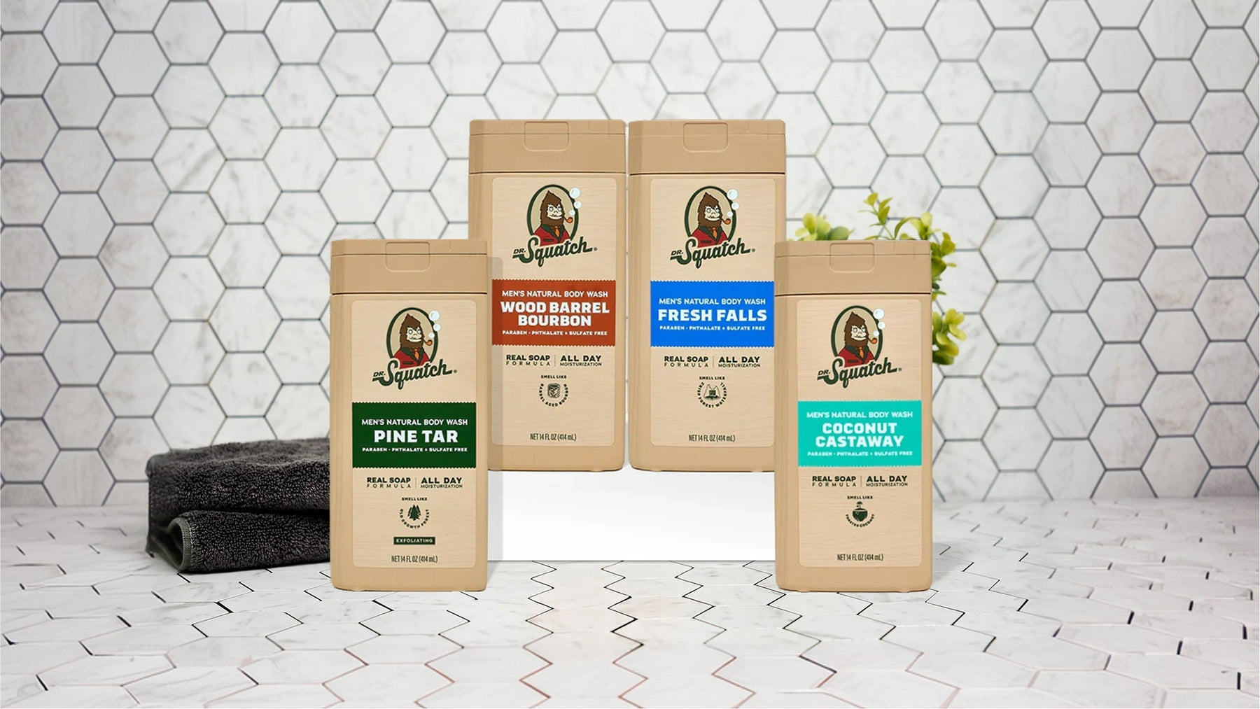 Body Wash 4-Pack F4