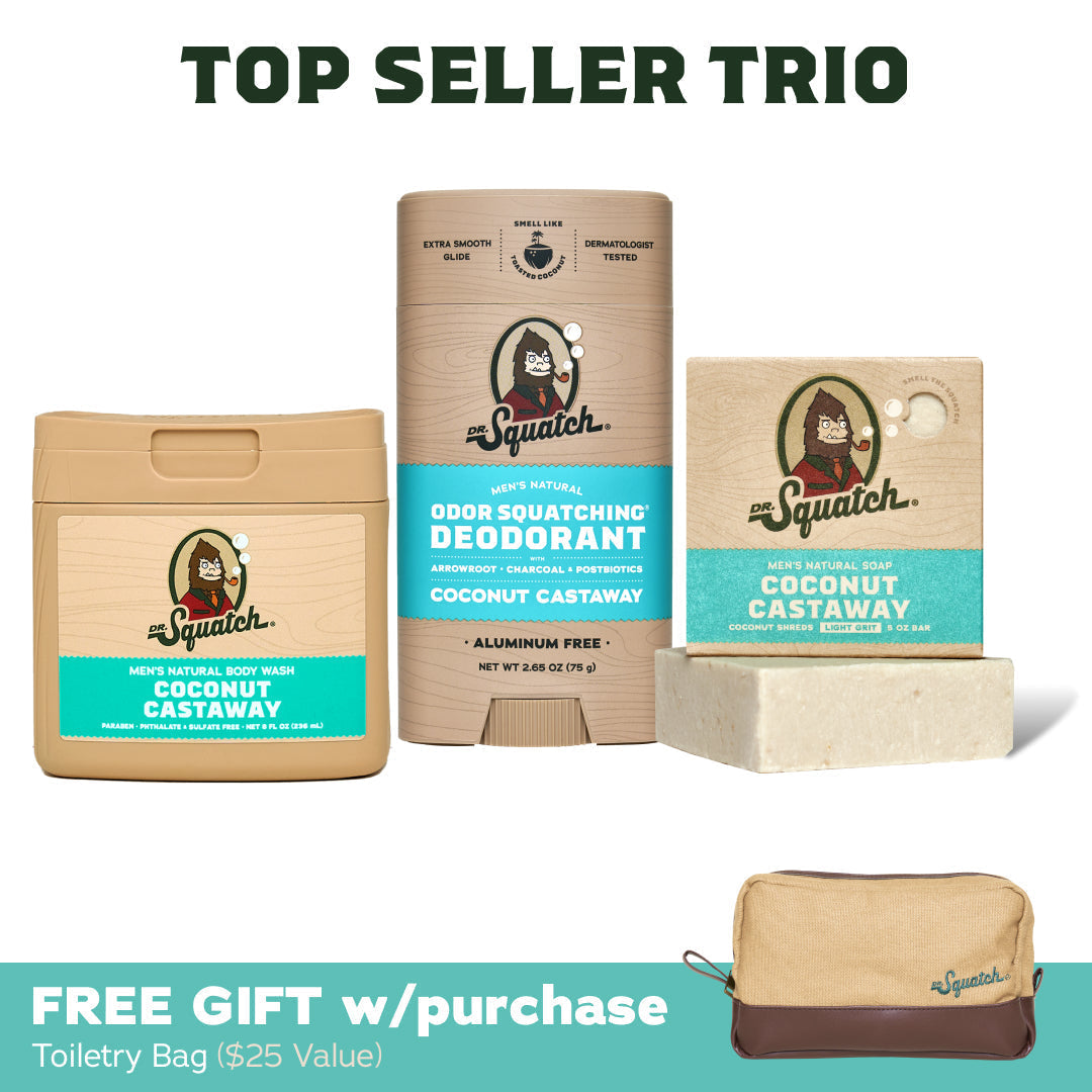 Soap, Deo, Body Wash + GWP Bag - Coconut Castaway V6