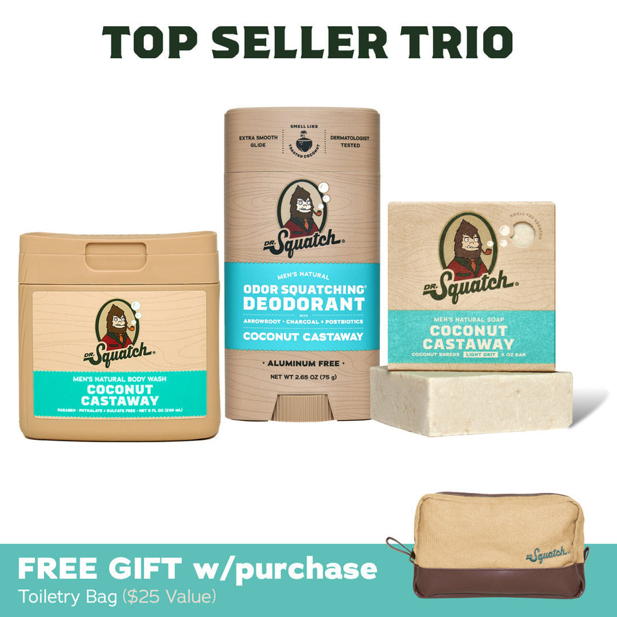 Soap, Deo, Body Wash + GWP Bag - Coconut Castaway V6