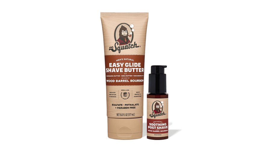 Wood Barrel Bourbon Smooth Shave Bundle K4