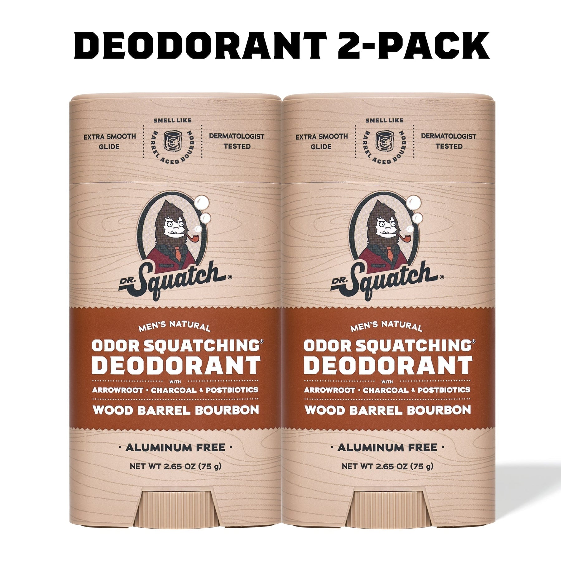 Wood Barrel Bourbon 2-Pack Deodorant J8