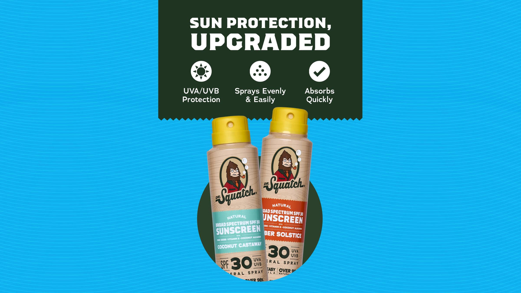 Spray Sunscreen 2-Pack | SPF 30 UVA/UVB Protection | Non-Greasy Mineral Sunscreen for Men S5