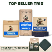Soap, Deo, Body Wash + Travel Case X4