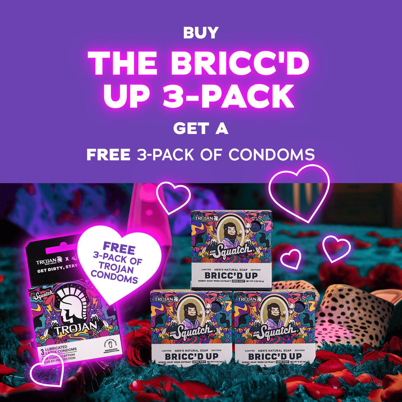 Bricc'd Up Condom 3-Pack Z3