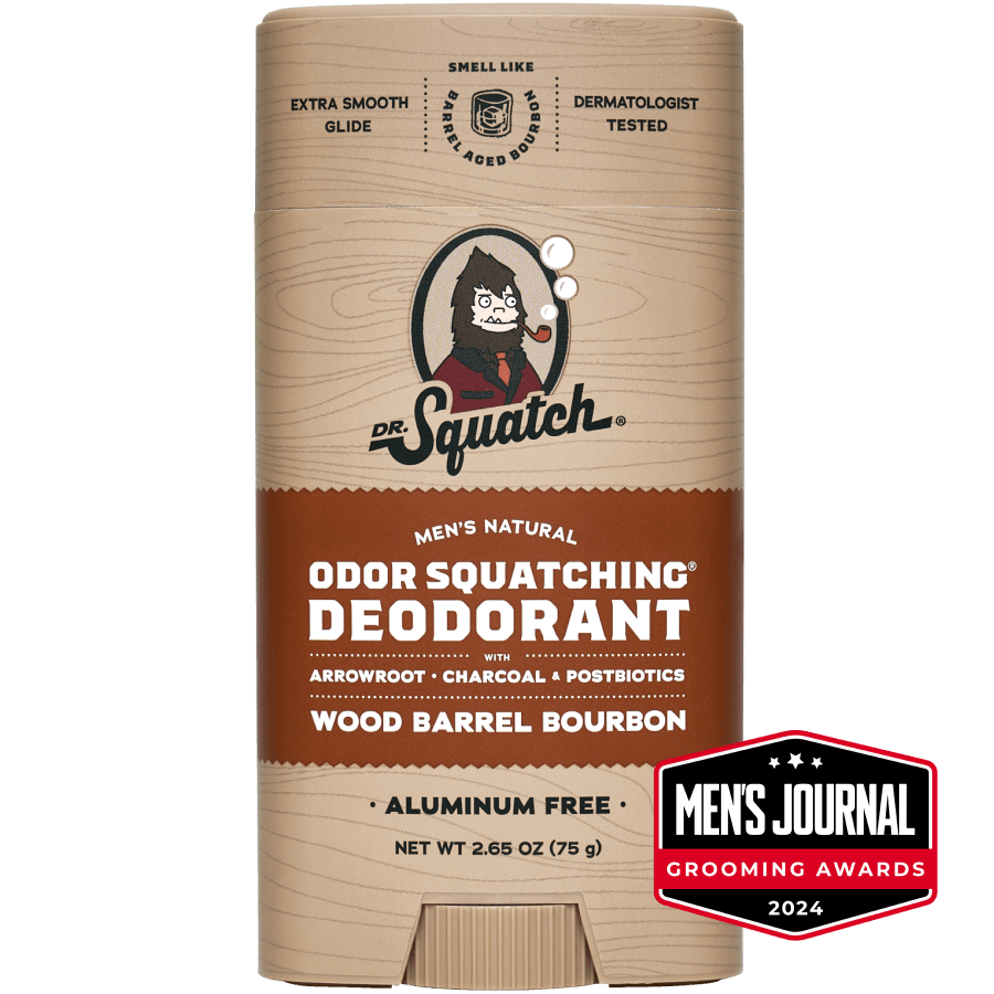 Essentials: Wood Barrel Bourbon Deodorant X8
