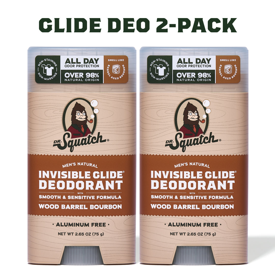 Wood Barrel Bourbon 2-Pack Invisible Glide Deo S8