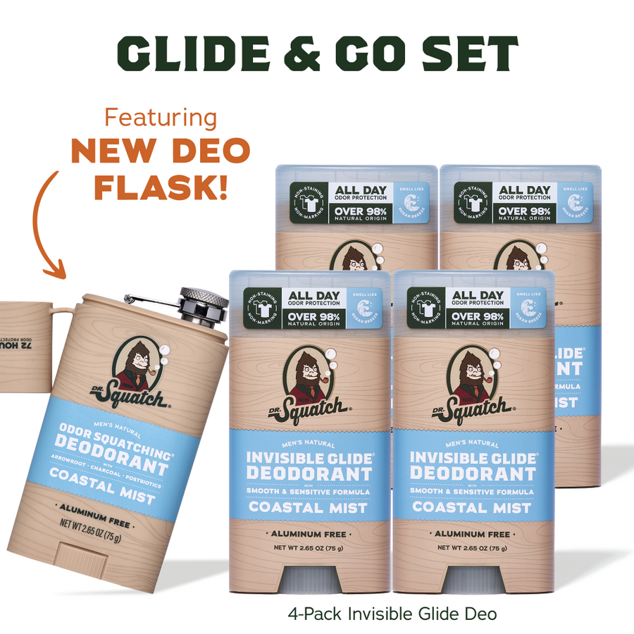Coastal Mist IG Glide 4-Pack + Deo Flask Z8