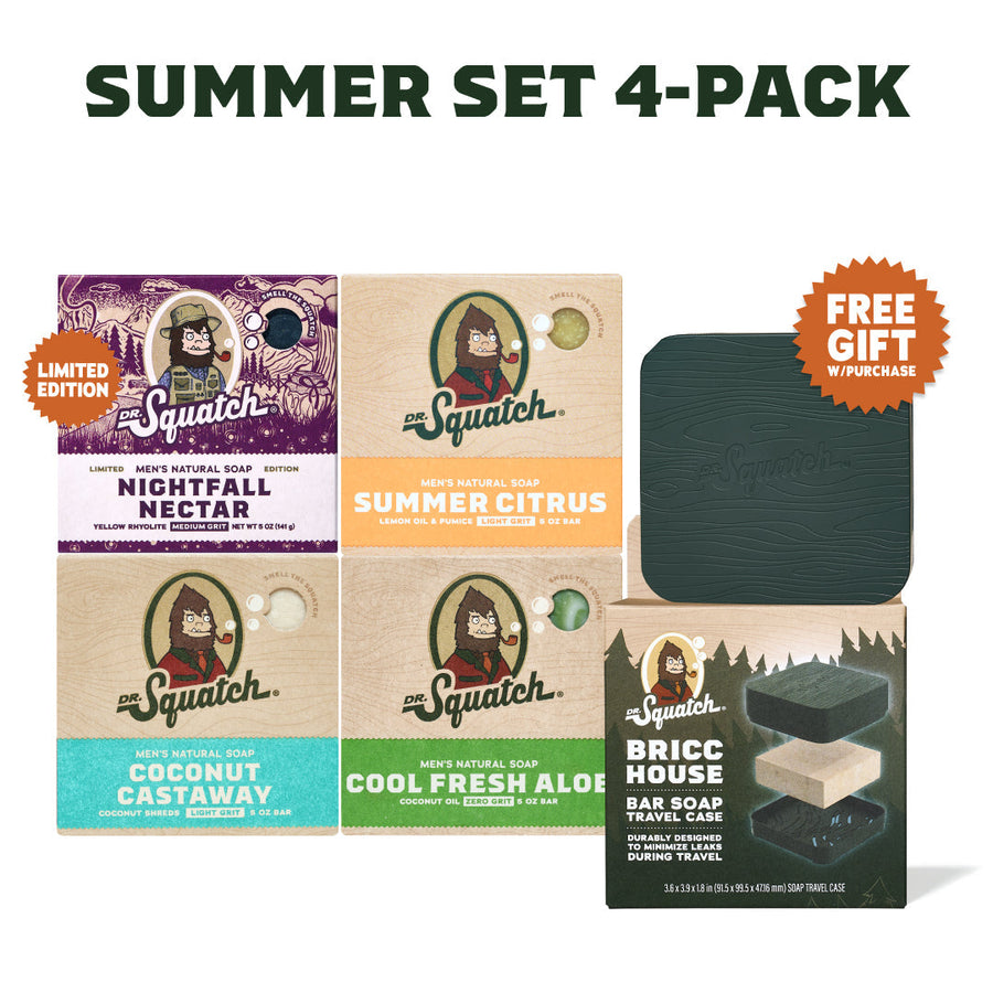 Summer Set 4-Pack + GWP Travel Case X1