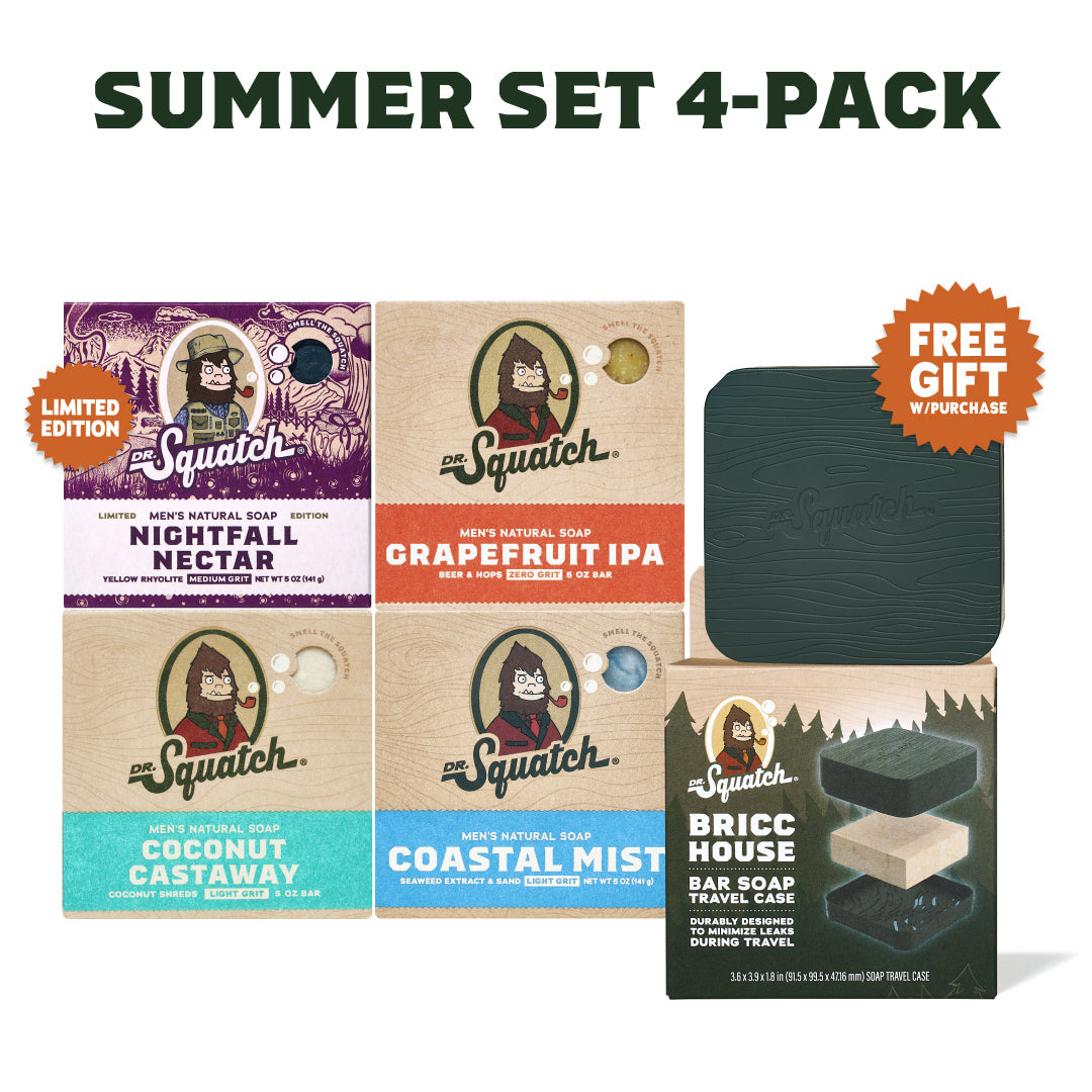 Summer Set 4-Pack + GWP Travel Case M0