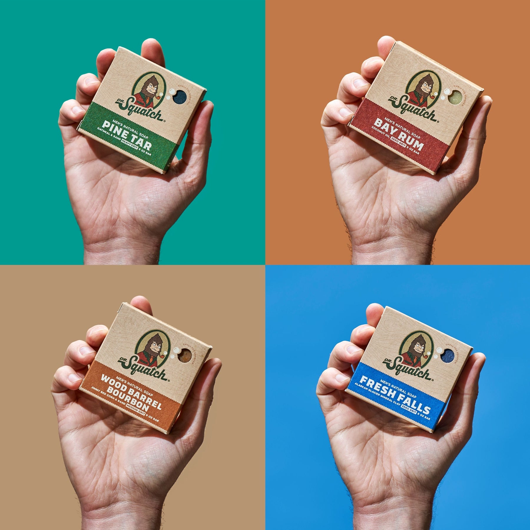 Clean 4-Pack Natural Bar Soap E6