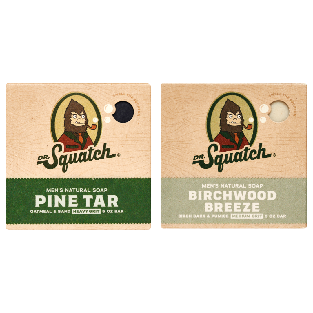 Woodsy 2-Pack Natural Bar Soap B8