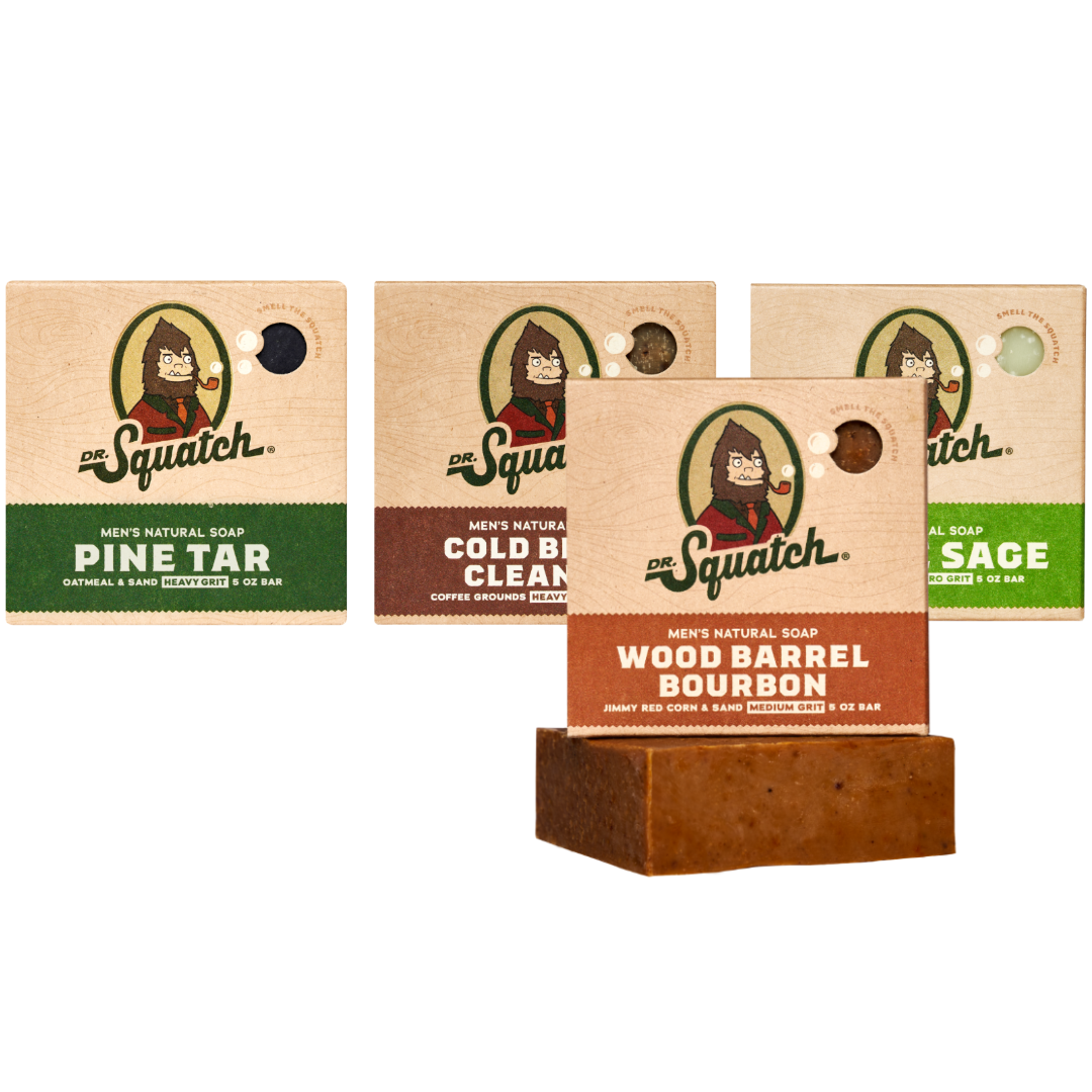 Woodsy 4-Pack Natural Bar Soap C2