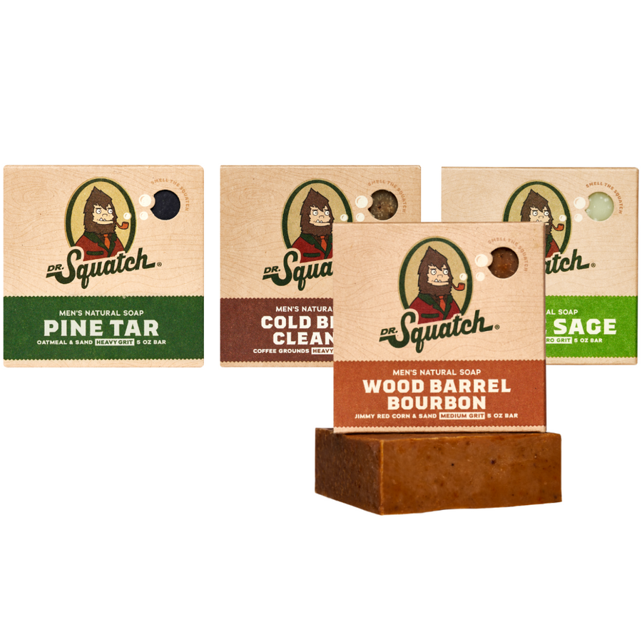 Woodsy 4-Pack Natural Bar Soap C2