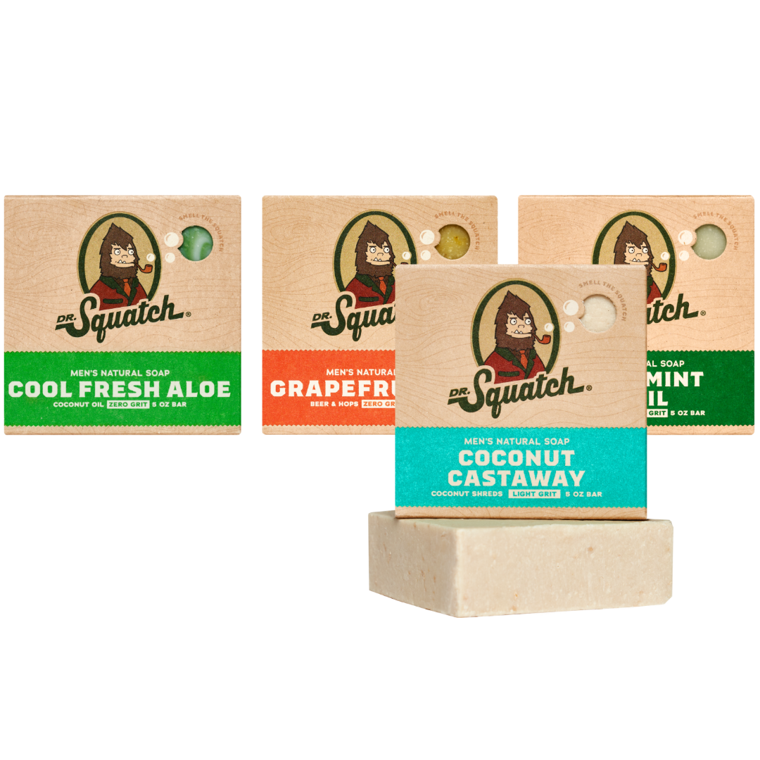 Clean 4-Pack Natural Bar Soap E6