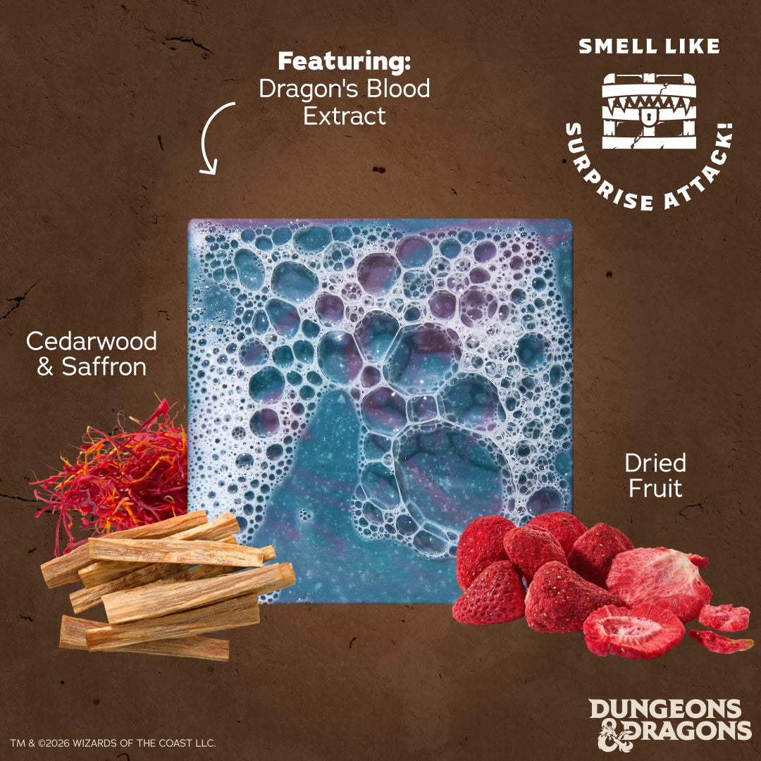 Dungeons & Dragons Mimic Bricc 3-Pack - Exclusive Limited Edition Bar Soap X2