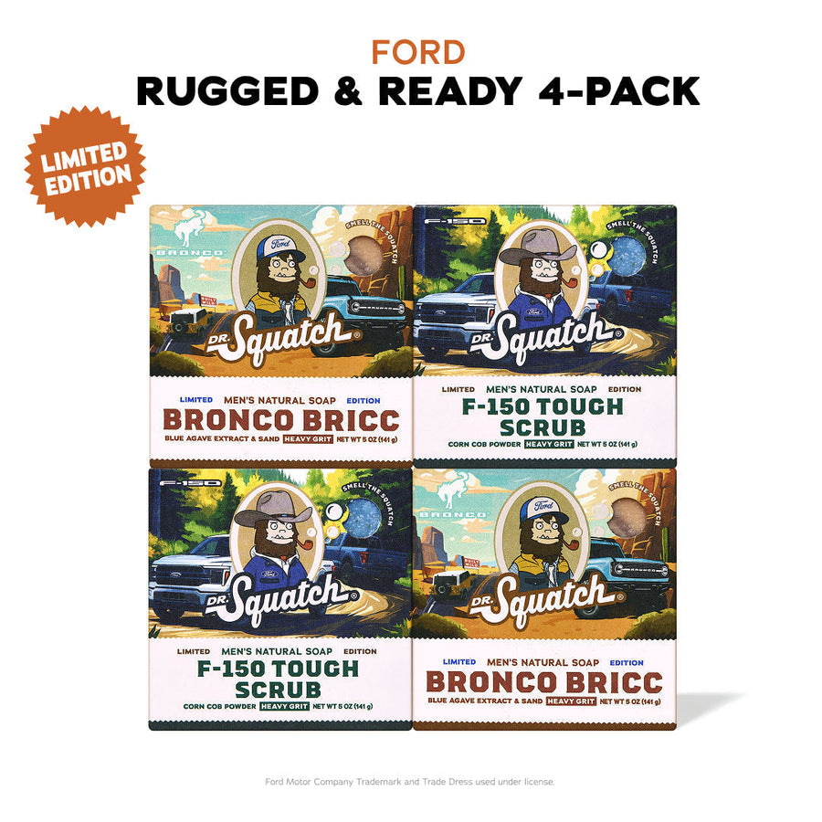 Ford Rugged & Ready 4-Pack - Exclusive Limited Edition Bar Soap N1