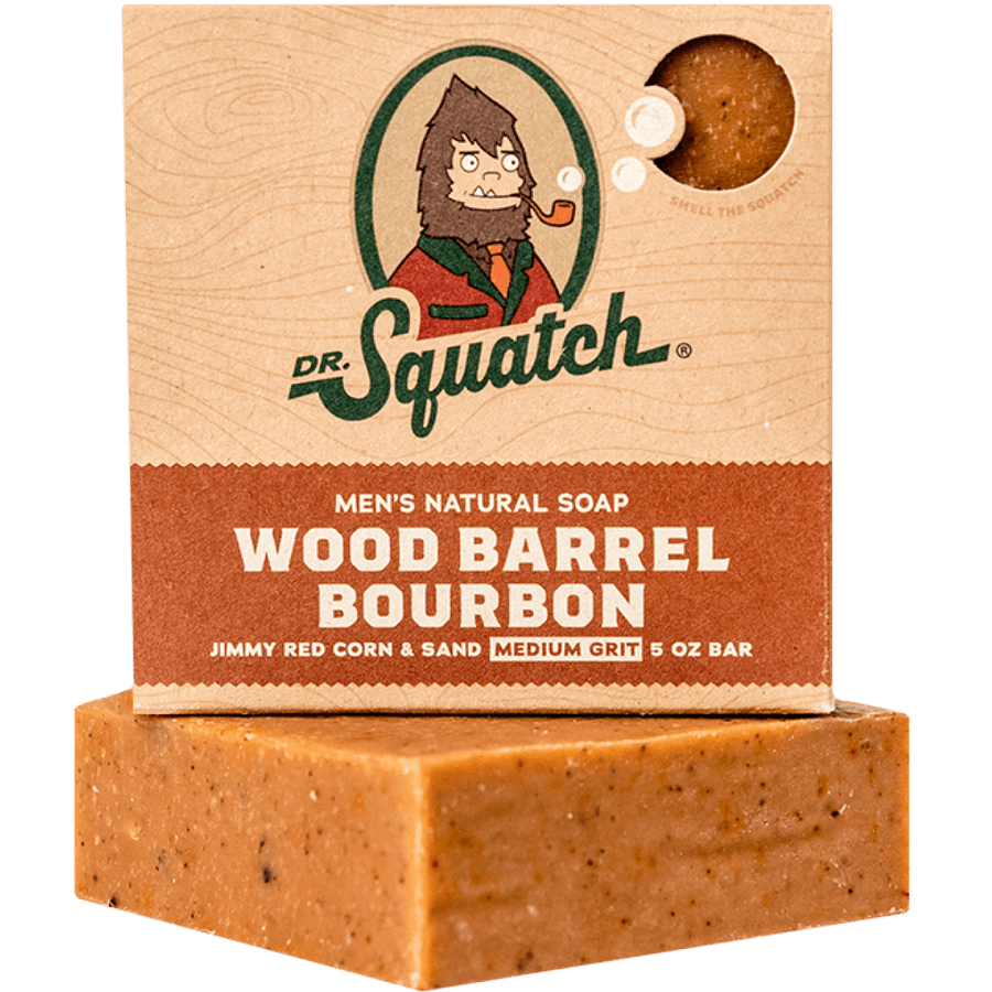 Essentials: Wood Barrel Bourbon Bar Soap K5