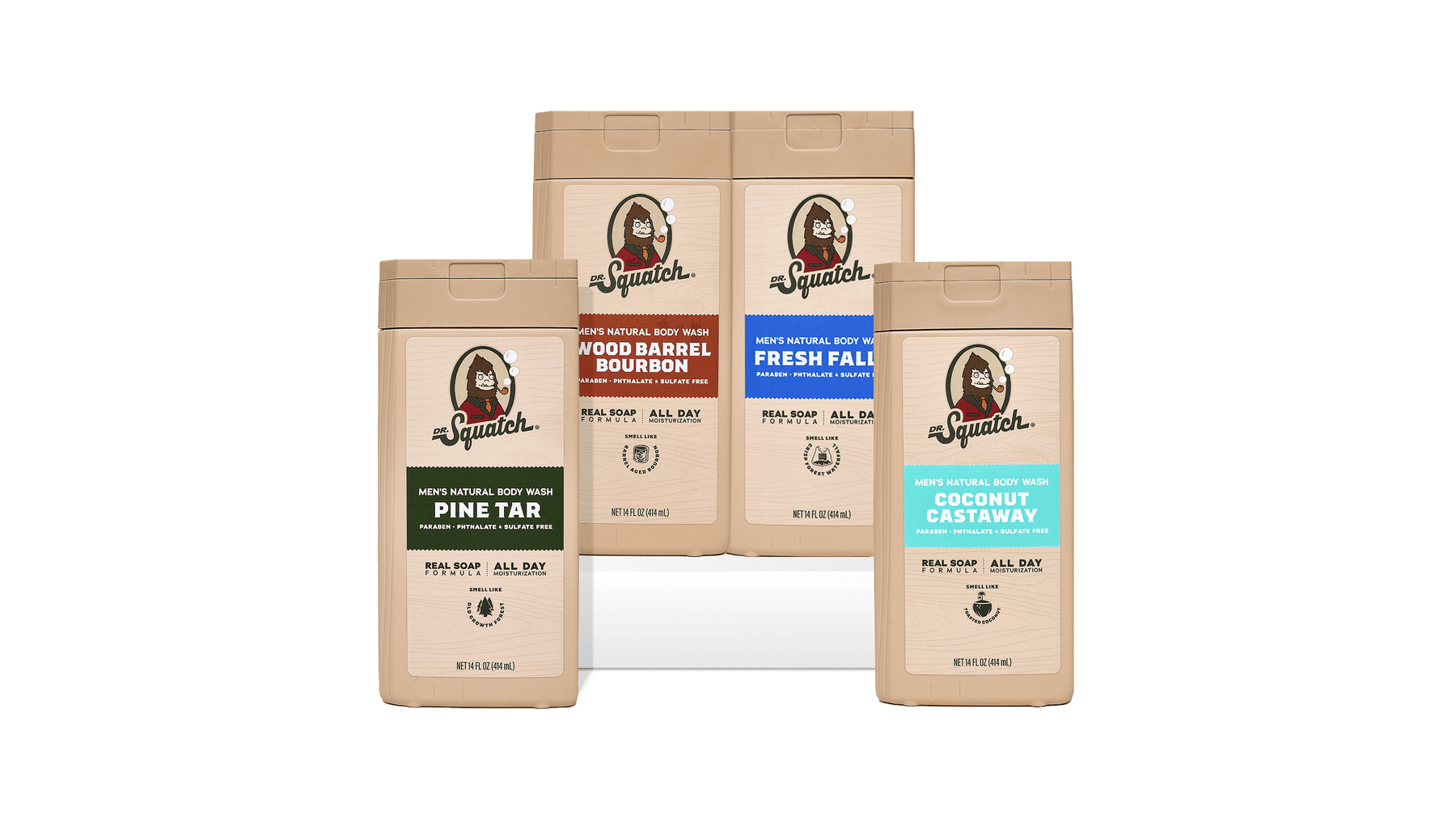 Body Wash 4-Pack F4