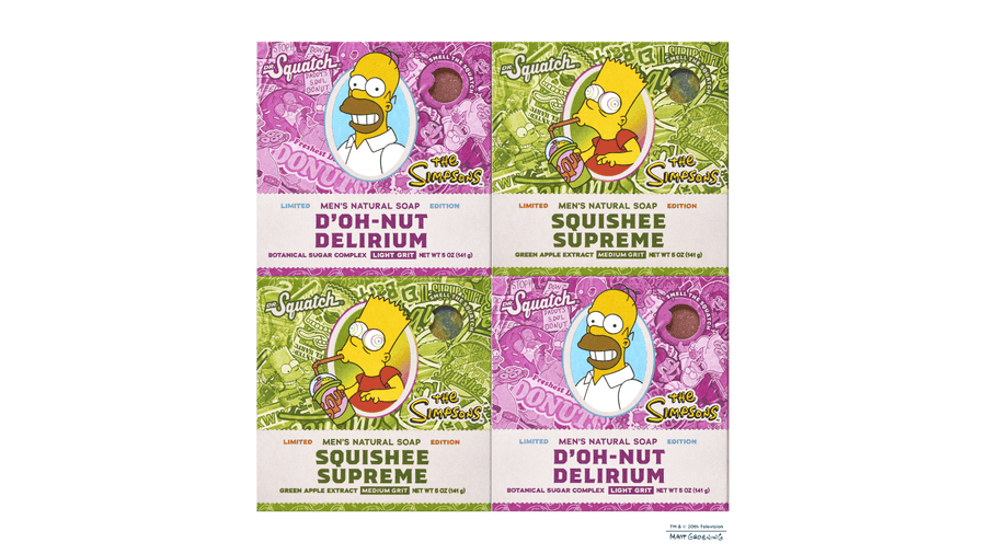 Simpsons Suds 4-Pack A4