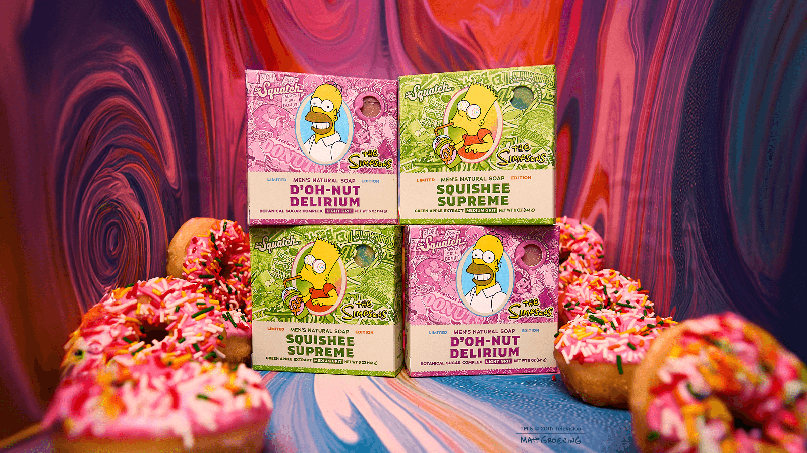 Simpsons Suds 4-Pack A4