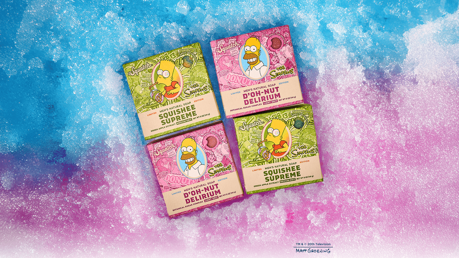 Simpsons Suds 4-Pack A4