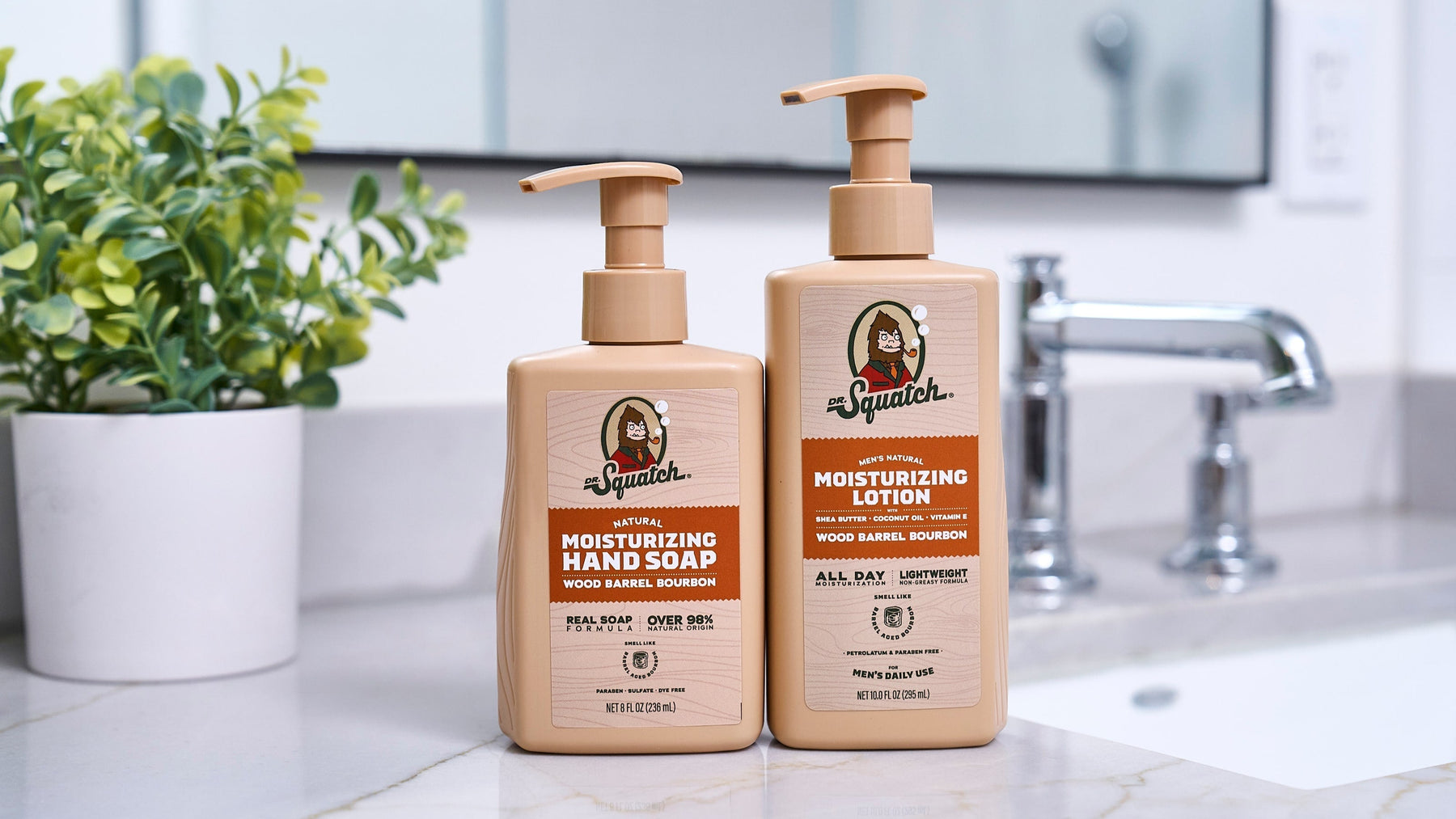 Wood Barrel Bourbon Hand Soap D8