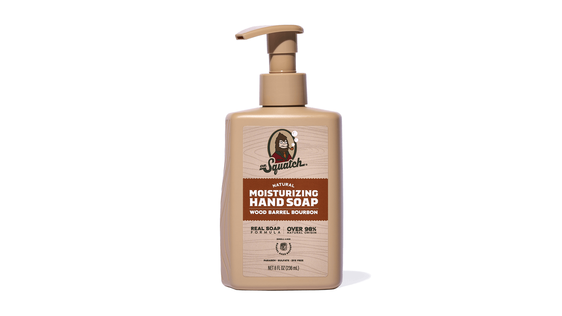 Wood Barrel Bourbon Hand Soap D8